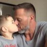 Dad Defends Kissing Son on the Lips Against Trolls: “I Will Keep Showing Love