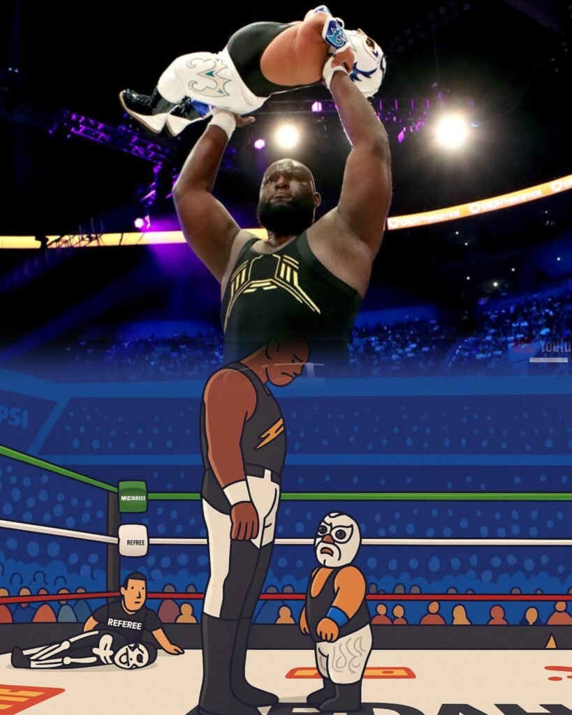 INSANE Clash at TripleMania XXXIII: Omos vs Microman Breaks 82 Million Views Across WWE & AAA Platforms